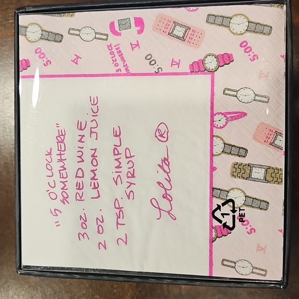 Lolita "5 O'Clock Somewhere" Napkins 50ct